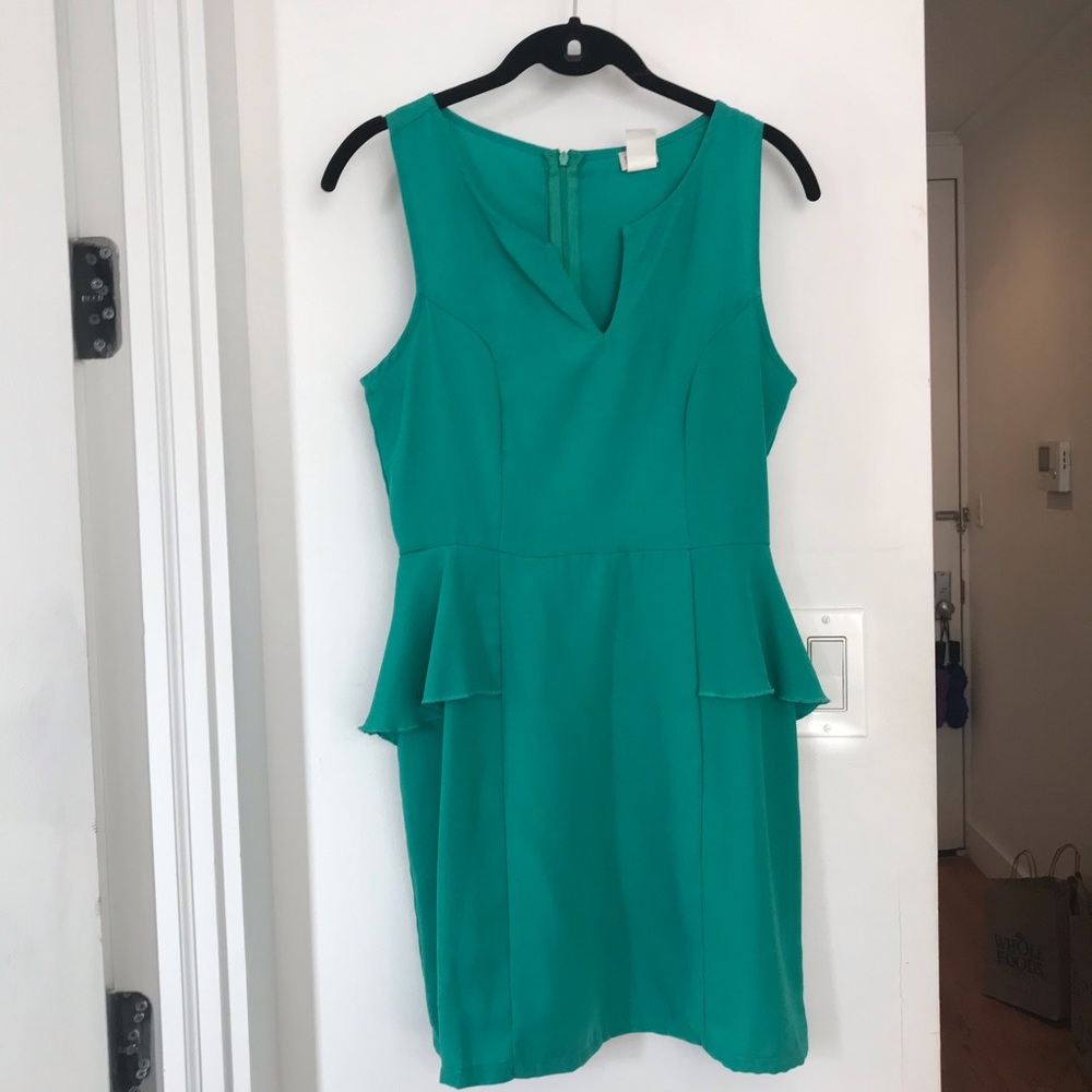 Emerald Green Cocktail Dress
